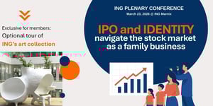 SAVE THE DATE | ING Plenary Conference - IPO and Identity