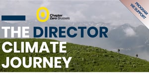 Chapter Zero Brussels | The Director Climate Journey