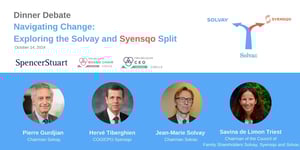 Board Chair & CEO Circle | Dinner Debate | Solvay - Syensqo