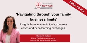 SAVE THE DATE Workshop | 'Navigating through your family business limits'