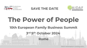 SAVE THE DATE | 10th European Family Business Summit